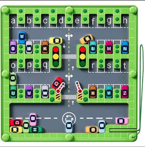 Magnetic alphabet maze - magnetic,